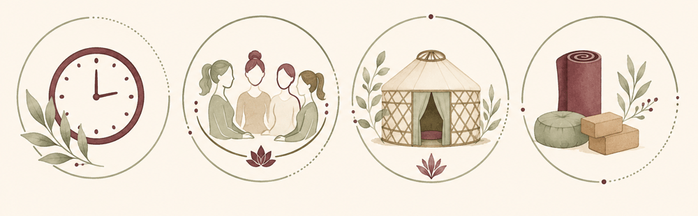 Informations pratiques des cours de yoga prenatal et postnatal a langoiran