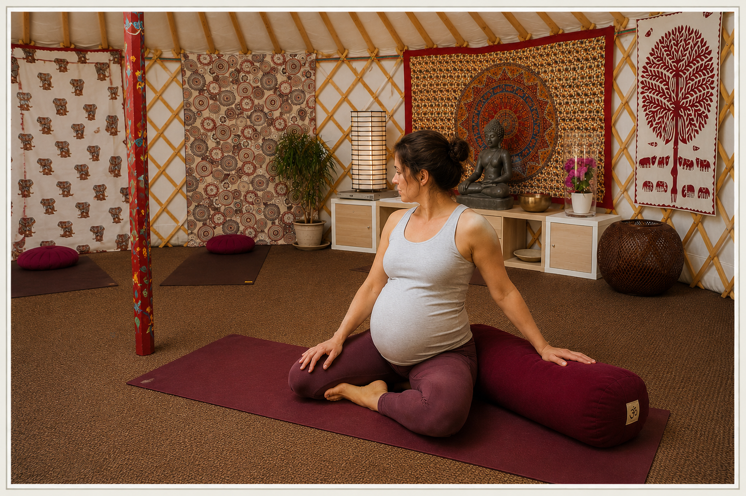 Seance yoga prenatal langoiran