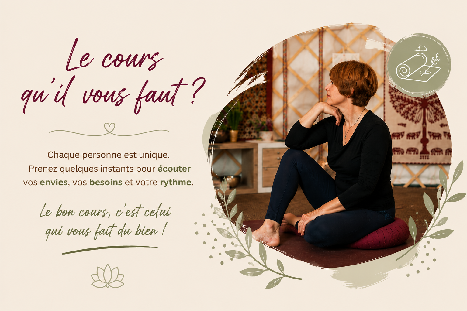 Yoga doux cours adapte langoiran